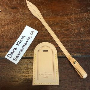 Small Louis Vuitton Luggage Tag